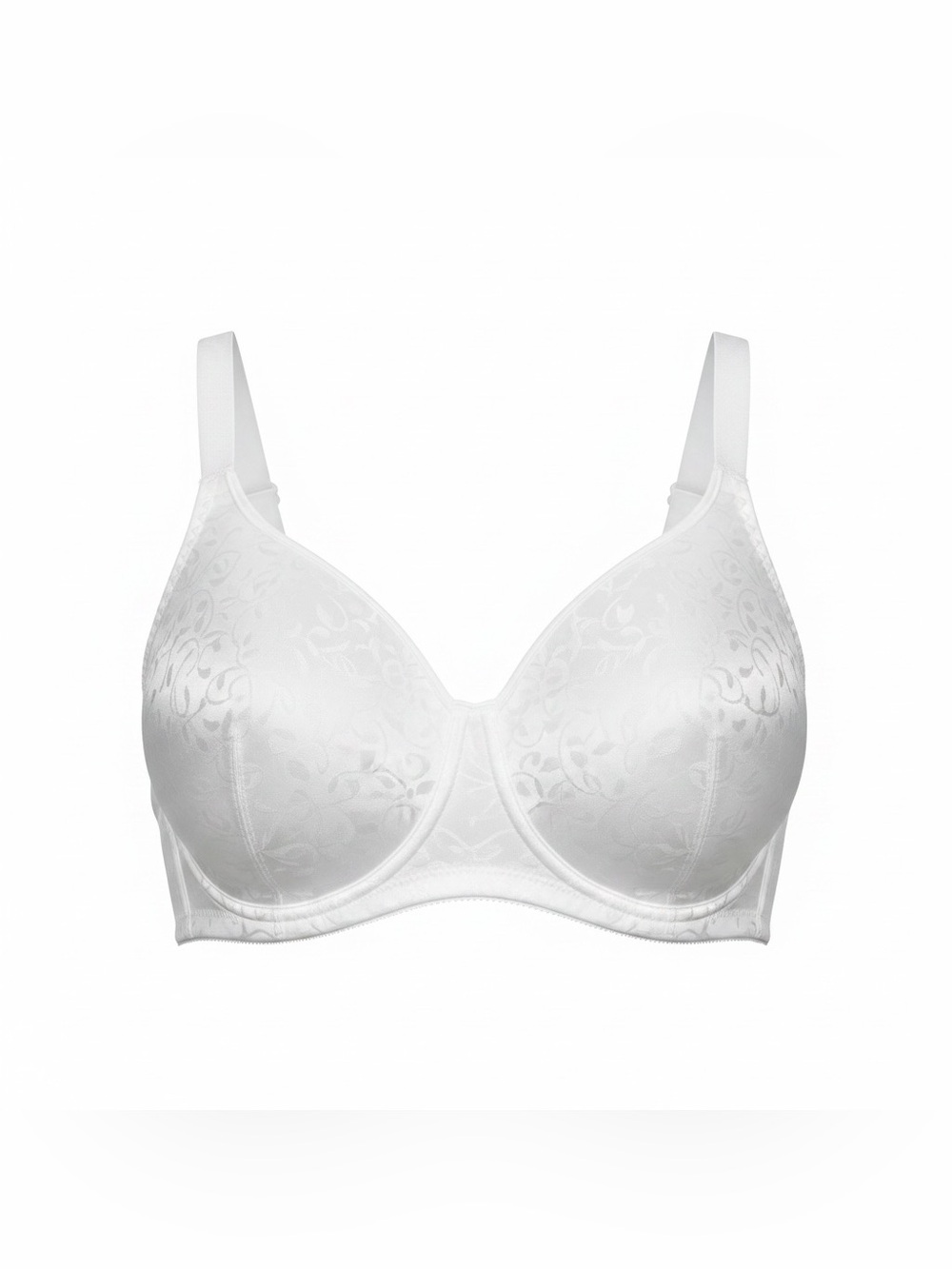 Playtex White Jacquard Full Coverage Comfort Bra
